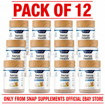 Snap Supplements Nerve Health Lion's Mane PACK OF 12