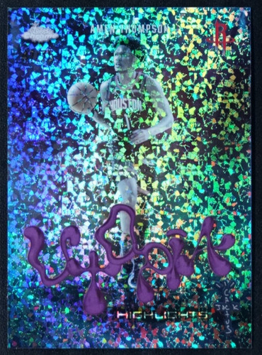 Amen Thompson 2025-26 Topps Chrome Cactus Jack /75 Purple Utopia Highlights