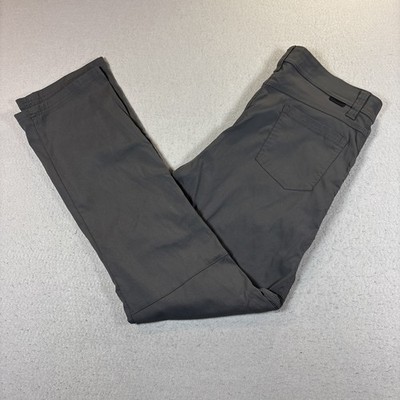 Wrangler ATG All Terrain Gear Pants Mens Size 36x34 Gray Utility Hiking Stretch