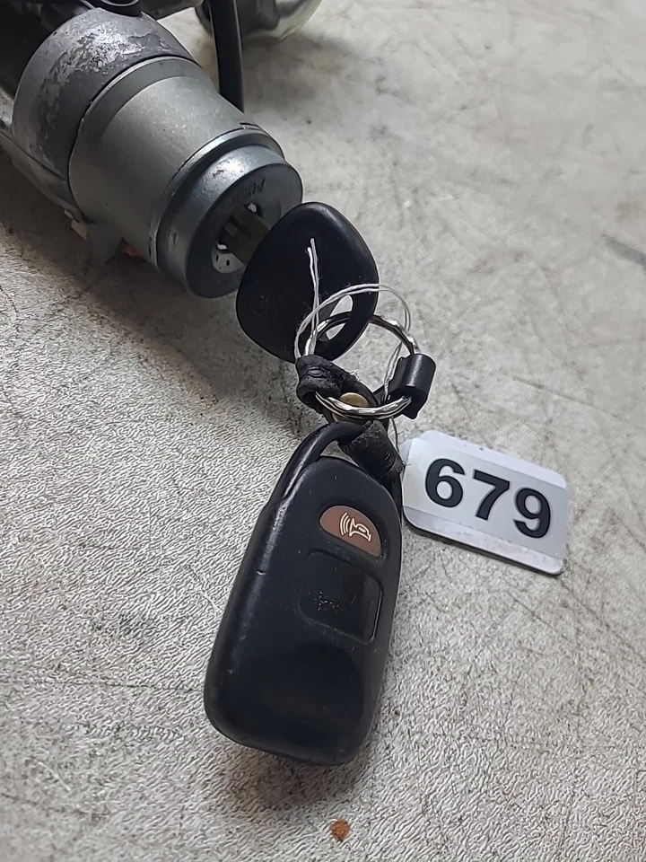 2007-2011 HYUNDAI ACCENT IGNITION SWITCH LOCK ASSY W/KEY AND FOB OEM - Image 3 of 4
