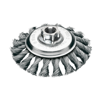 ZopfkegelbüRste Durchm. 115X12Mm Stahldraht 0,5Mm Gewindeaufnahme M14 472257
