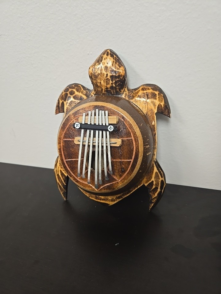 Hand Crafted Kalimbas Wooden Turtle Thumb Piano
