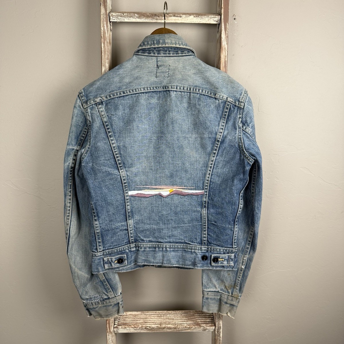 Lee 101-J 70年代米国製デニムジャケット　サイズ34 ビンテージ! 70's Lee 101-J DENIM JACKET USA製 70年代後期 リー デニム