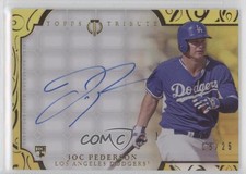 2015 Topps Tribute Auto Gold 5/25 Joc Pederson #TA-JPE Auto 0af