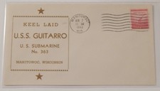USS Guitarro (SS 363) keel laid April 7 1943 Manitowoc Wisconsin