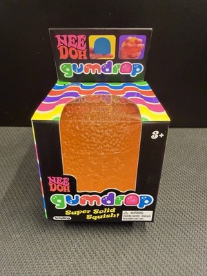 AUTHENTIC Schylling NeeDoh Gumdrop Super Solid Squish Squishy Toy   Orange