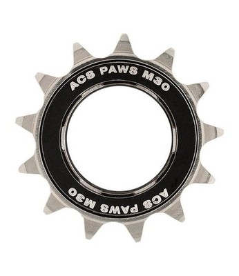 ACS Paws M30 13T BMX Bicycle Freewheel 1/2'' X 3/32'' - NICKEL/BLACK