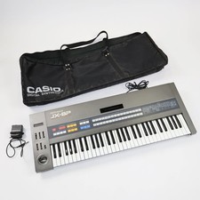 Roland JX-8P Polyphonic Synthesizer 61-Key Vintage Analog Synth Soft Case Tested