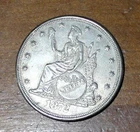1872 Trade Dollar Coin 420 Grains