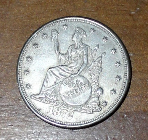 1872 Trade Dollar Coin 420 Grains