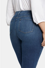 New NYDJ Womens Marilyn Straight Leg Jeans Lift  Tuck Technology Size 22 W