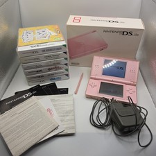 Nintendo DS Lite Spielkonsole Pink Mit 6 Spielen Zustand Gut Getestet Gaming 