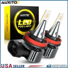 For Honda Civic 2006-19 Golden Yellow Projector H8 LED Fog Driving Light Bulbs D