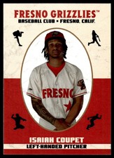 2024 Isaiah Coupet Choice Minor League Rookie Card RC Fresno Grizzles
