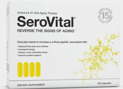 SeroVital Reverse The Signs of Aging Dietary Supplement - 120 Capsules
