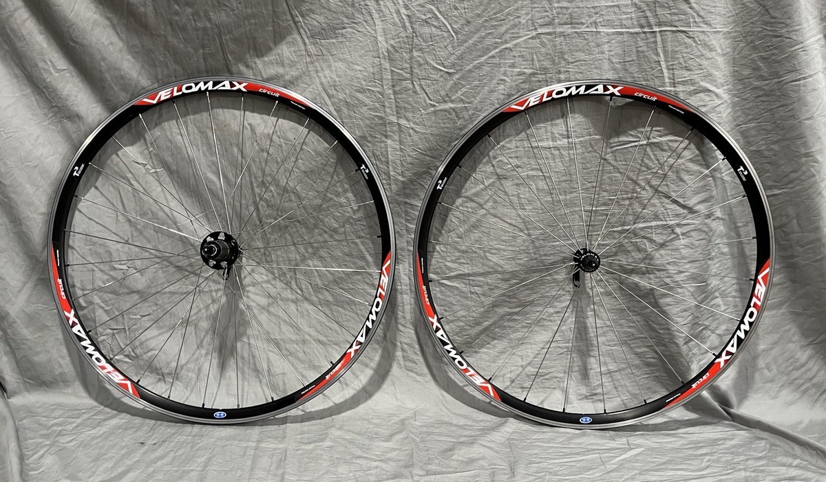 Velomax Circuit Wheelset 700c Clincher 130 / 100mm QR Rim Brake