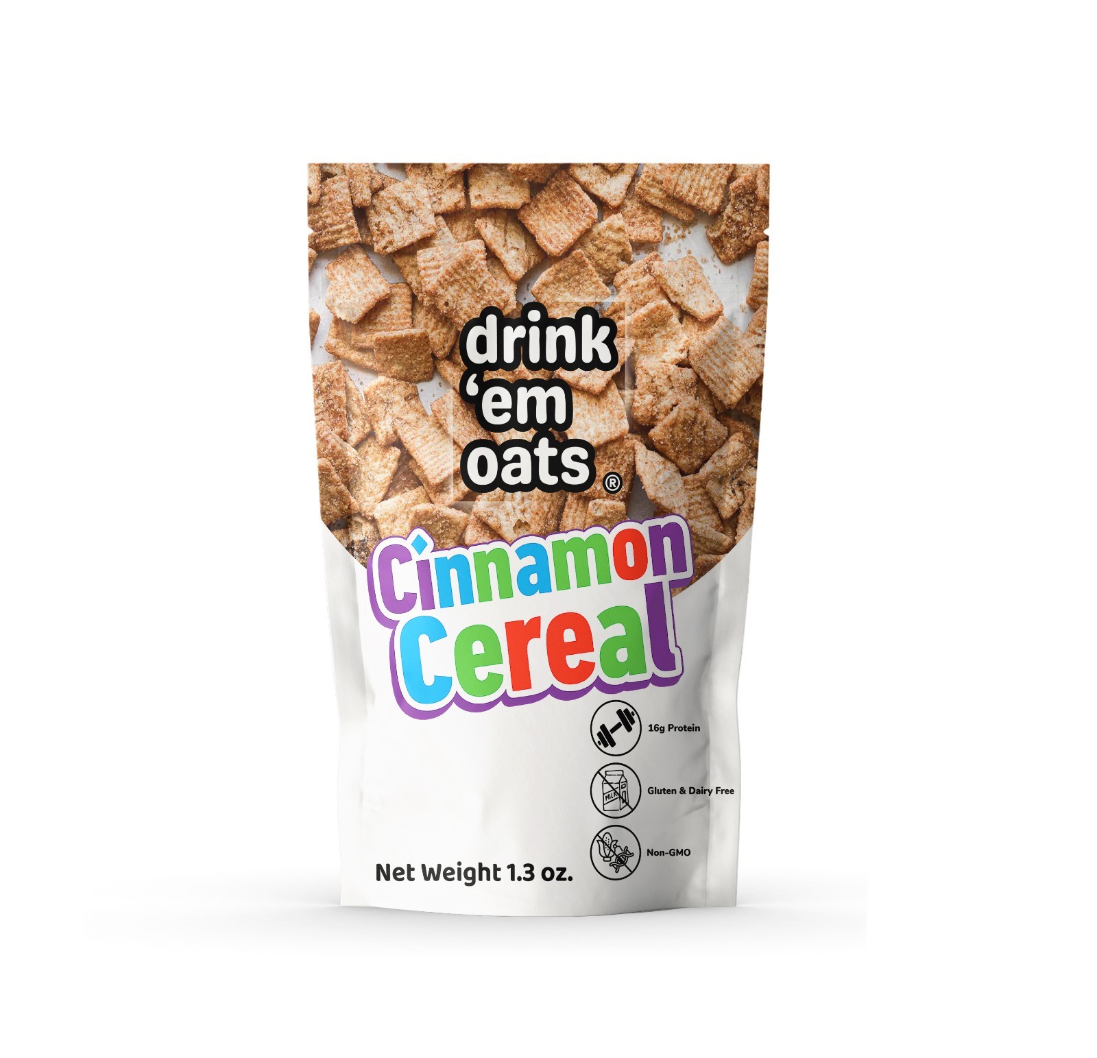 Drink 'em Oats 30 pack Variety Pack with Shaker Bottle 16g protein drinkable oat