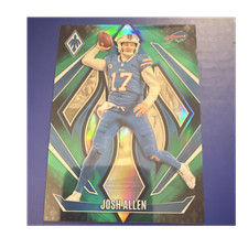 Panini Phoenix Josh Allen Football Green Fade Serial /199 #86 Buffalo Bills