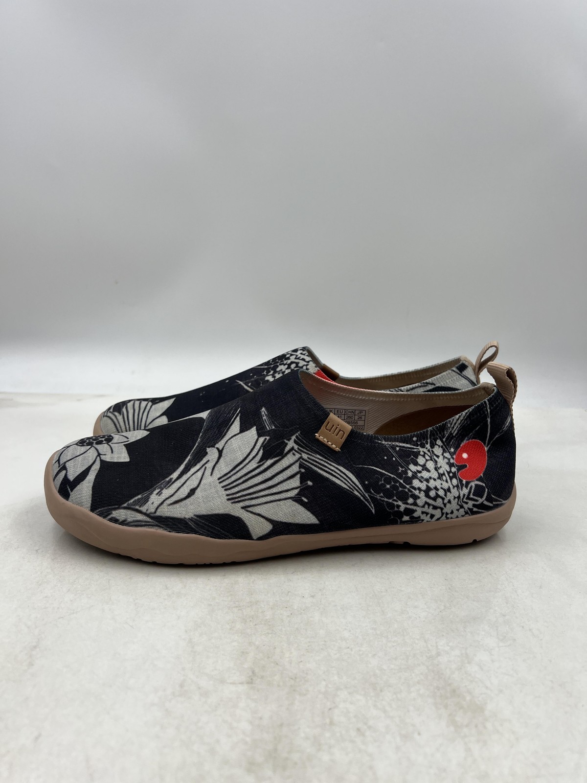 SAOLA Scarpe UIN Canvas uomo taglia 9 5 stampa floreale slip on comode suola Toledo sneakers