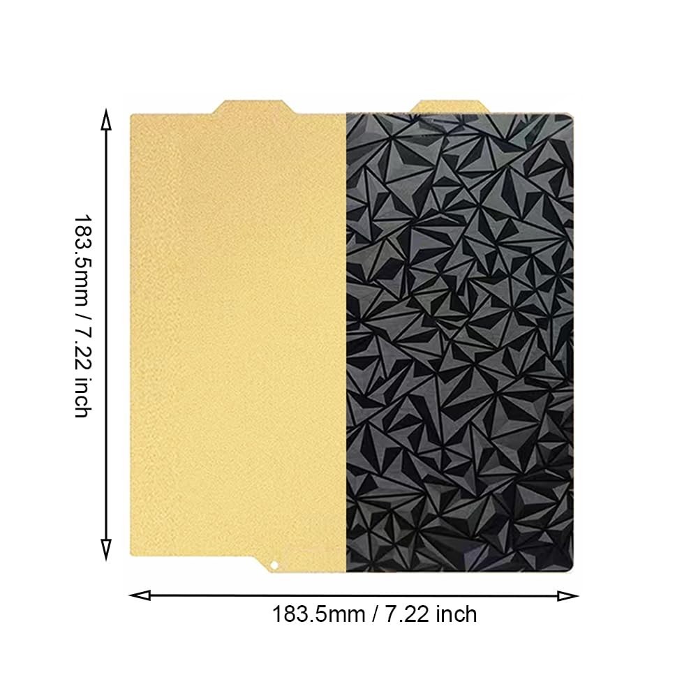 PEI PEO Build Plate 183.5x183.5mm for Bambu Lab A1 Mini – Textured & Smooth