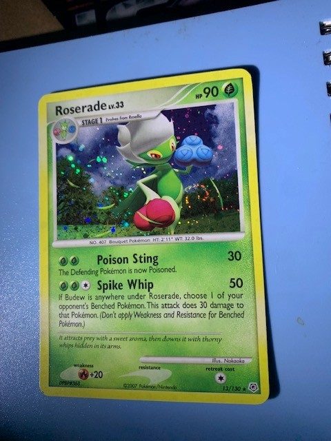 Roserade 13/130 Diamond & Pearl Holo LP