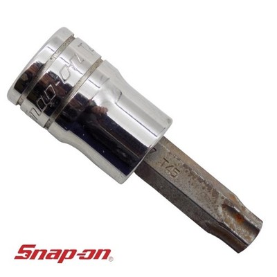 Snap-on Tools USA 3/8'' Drive T45 Torx Standard Bit Socket Driver FTX45E GUC F/S