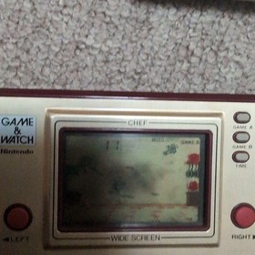 NINTENDO Game & Watch CHEF FP-24 Wide Screen with Box Tested
