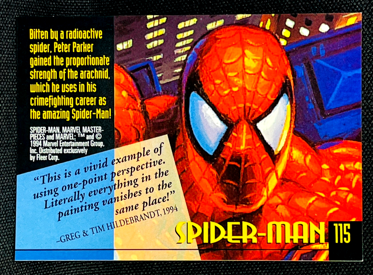 1994 Fleer Marvel Masterpieces - SPIDER-MAN #115 - Marvel Comics