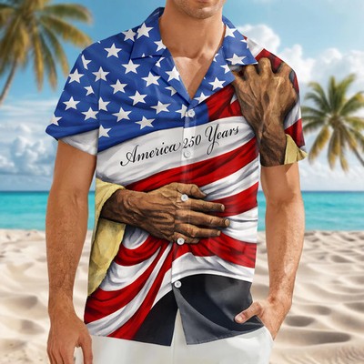 God Bless America Hawaii Shirt, USA 250Years Independence Apparel