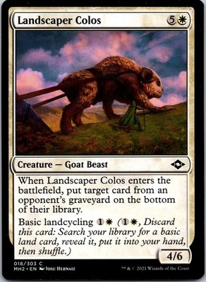 Modern Horizons 2 Magic: The Gathering Landscaper Colos