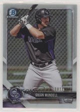 2018 Bowman Chrome Prospects Refractor 101/499 Brian Mundell #BCP162 2r7