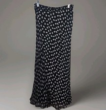 Vintage 90s Dark Floral Maxi Skirt, S Whimsigoth Witchy GrungeFairy Cottagecore