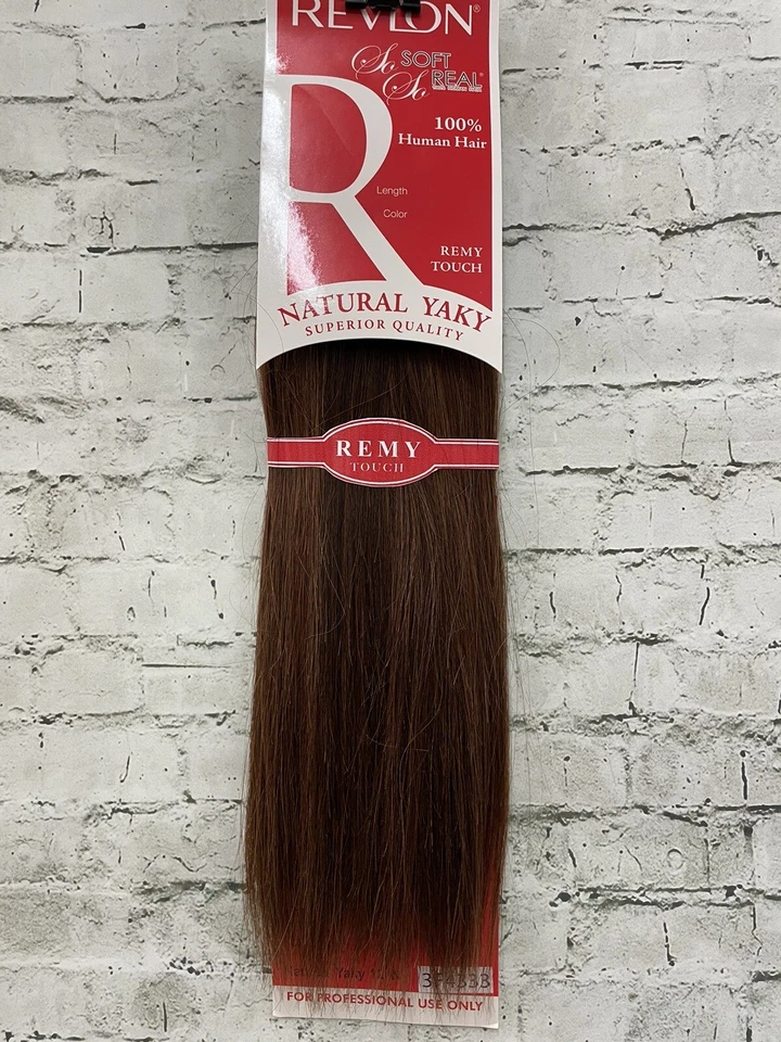 #F4/30/33 Revlon 100 % cabello humano extensión tejido extensión 12" nuevo en paquete mezcla de 3 tonos Foto 2 de 4