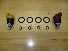 Fuel Injector Seal/O-Ring Kit for Side Feed Injectors: JECS Nissan Subaru 4-Cyl