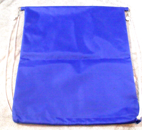 Toppers Blue Shoulder Pack Nylon Waterproof Backpack Unisex 16 x 19.5 in New - Picture 5 of 9