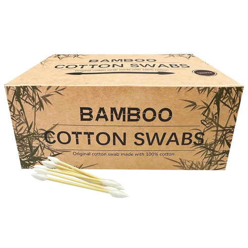 1200Pcs Precision Tip Cotton Swabs for Makeup, Bamboo Sticks and Double Pointed - Picture 2 of 12