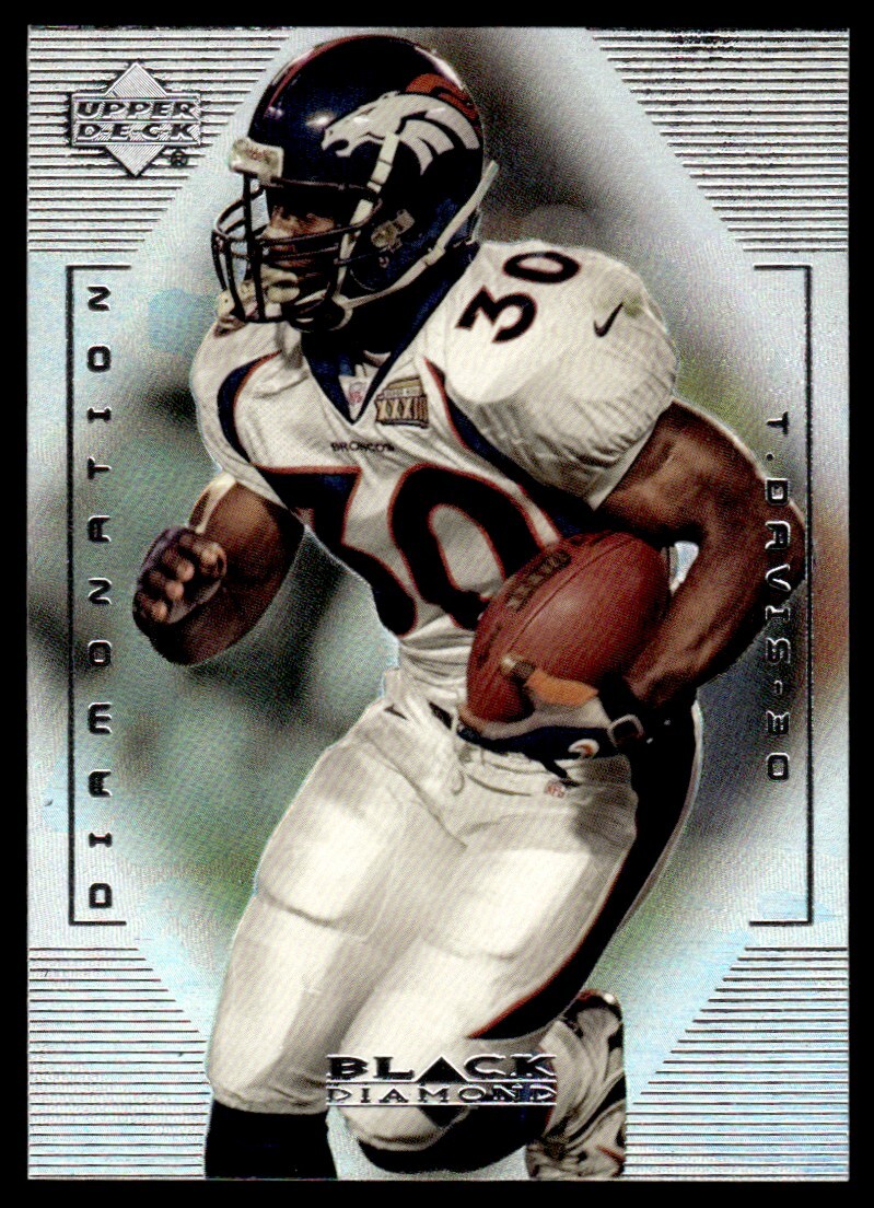 1999 Upper Deck Black Diamond Diamonation Terrell Davis Denver Broncos #D3