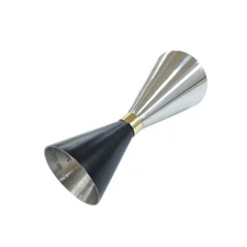 Stainless Steel Spirit Jigger Measure Cup Two Tones Double Shot Wine Bar Juice
