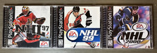 PS1 NHL Game Lot - NHL 97 CIB, NHL 99 CIB, NHL 2000 (No Manual)