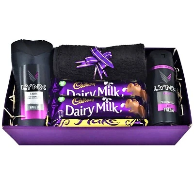 Men Lynx Excite Gift Hamper Father Son Cadbury Birthday Dad Eid Valentine Set