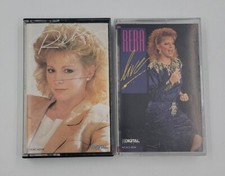 Reba McEntire: 2 Lot Cassette Tapes 1988, 1989 Self-Titled Live VG Condition