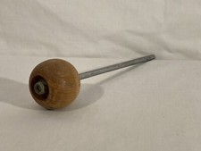 Vintage Bass Pedal Drum Beater Striker Kick Drum Wood Mallet 8"