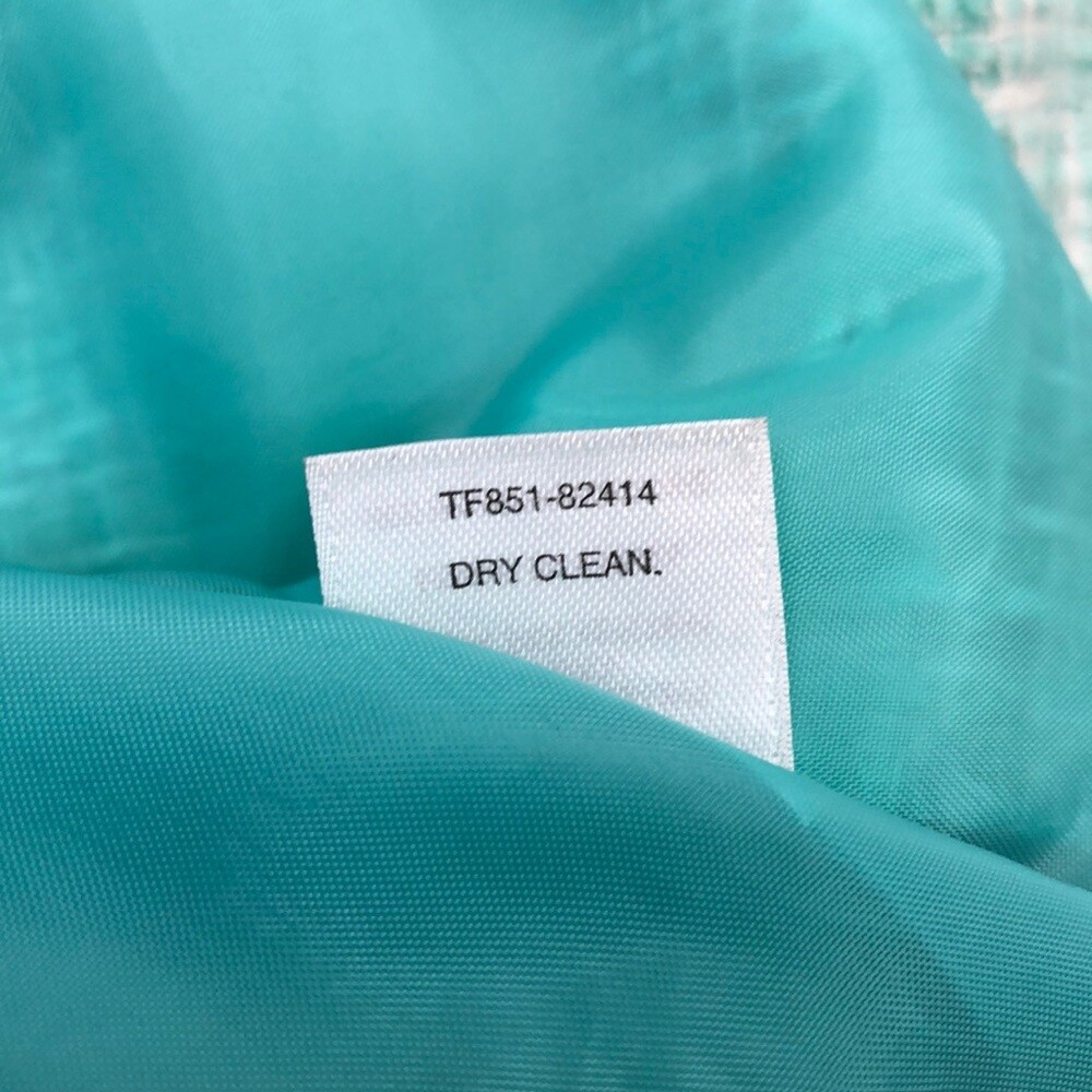 Blue Pendleton Tweed Print 3 Button Blazer / Jack… - image 6