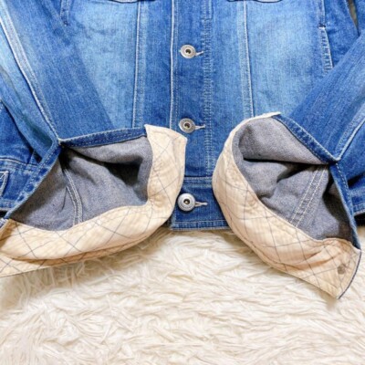 Burberry Black Label Denim Jacket button color Blue Cotton Men