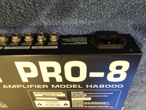 Behringer Powerplay Pro-8 Amplifier - Picture 8 of 8