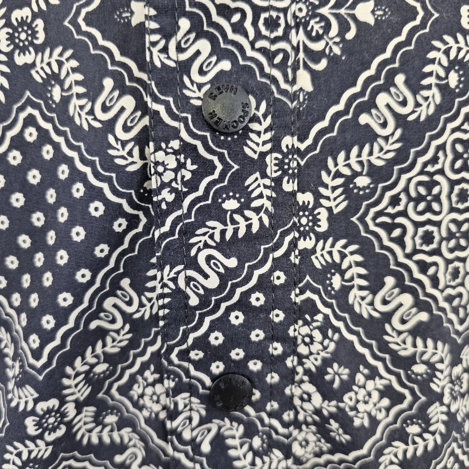 Reyn Spooner Men's Hawaiian Tribal Print Nylon Windbreaker Jacket Large EUC - Image 3 of 4