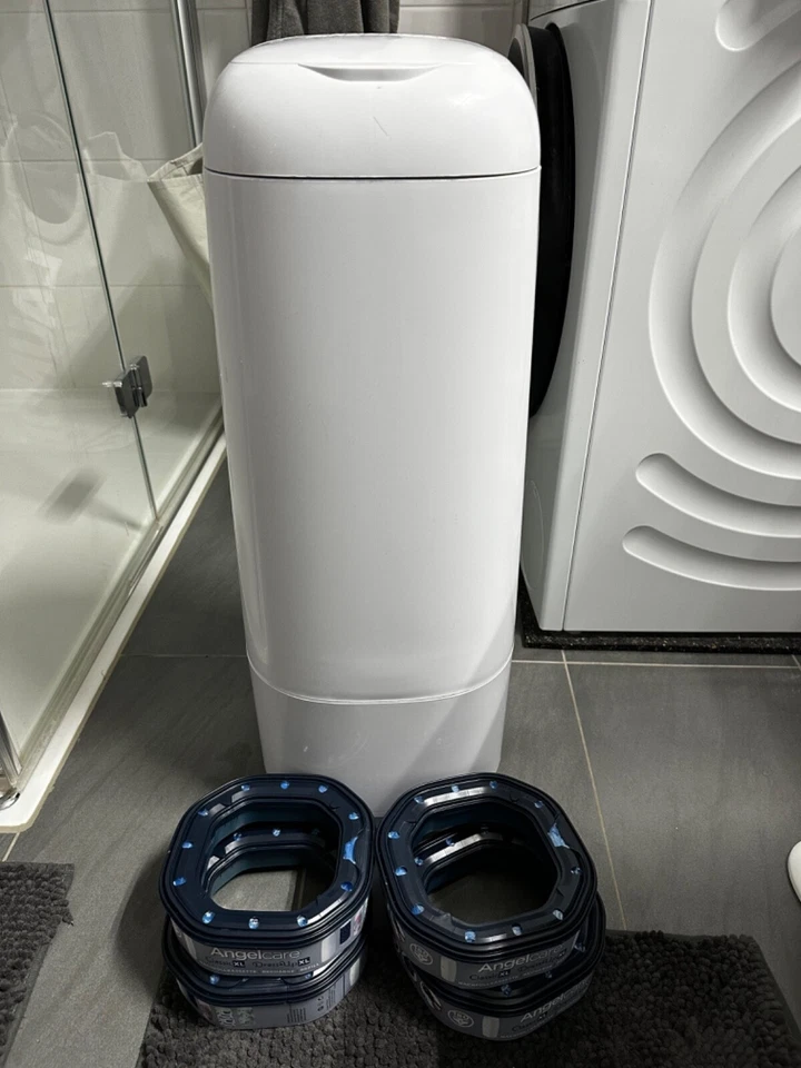 Angelcare Windeleimer + 4 Nachfüllkassetten