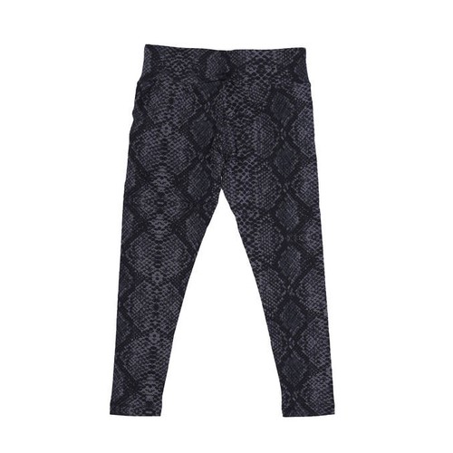 NIKE Jordan Girls Essential Snake Blk Grey White Leggings 45B314 023 - Large New - Picture 2 of 4