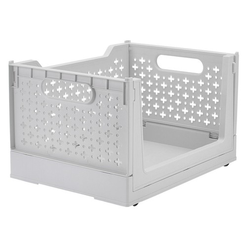 Folding Book Shelves Storage Shelf Bookcase Display Unit Stackable Bookhelf Rack - Picture 6 of 13