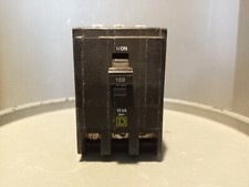 Square D Circuit Breaker, 100A, 240V, 50/60Hz, 10kA, Type QOB